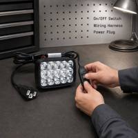 Ampoule de phare LED universelle 12V-80V, super lumineuse, faisceau haut/bas, projecteur pour véhicules électriques, voiturettes de golf, quads