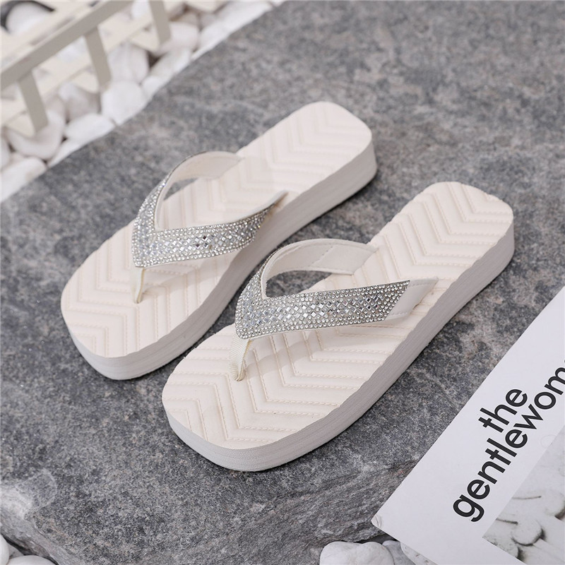 Summer Slippers Women Flip Flops Beach Sandals Non-slip Casual Flat Flipflops Shoes