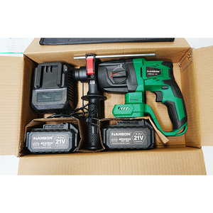 สว่านกระแทกไร้สาย 20V แบบไร้แปรงถ่าน สำหรับงานอุตสาหกรรม/งาน DIY สว่านไฟฟ้าแบบชาร์จได้ 140907 สว่านกระแทกแบตเตอรี่ลิเธียม 1409 - Product Image 3
