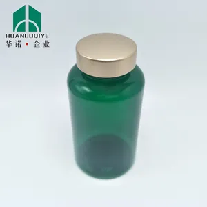 2023 sıcak satış 200 cc yeşil PET plastik Packer şişe 38-400 kap