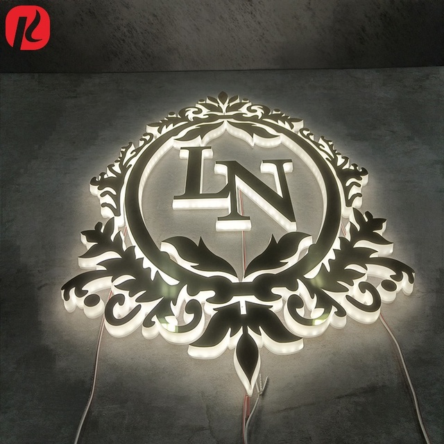 Custom Backlit Sign 3D Logo Sign Board Luminous Channel Letter Outdoor Wall Business Shop Store Front Led Illuminated Sign