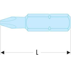 FACOM - END.204 Bits d'impact série 2 pour Pozidriv®Vis-EAN 3148510238944 INSERTS POUR EMBOUTS DE VISSAGE - Product Image 2
