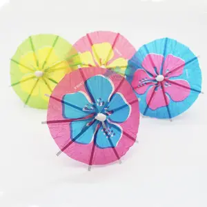 Popular Wooden Party Picks Parasol Cocktail Picks Umbrella Cocktail Umbrella Toothpicks For Drink And Party