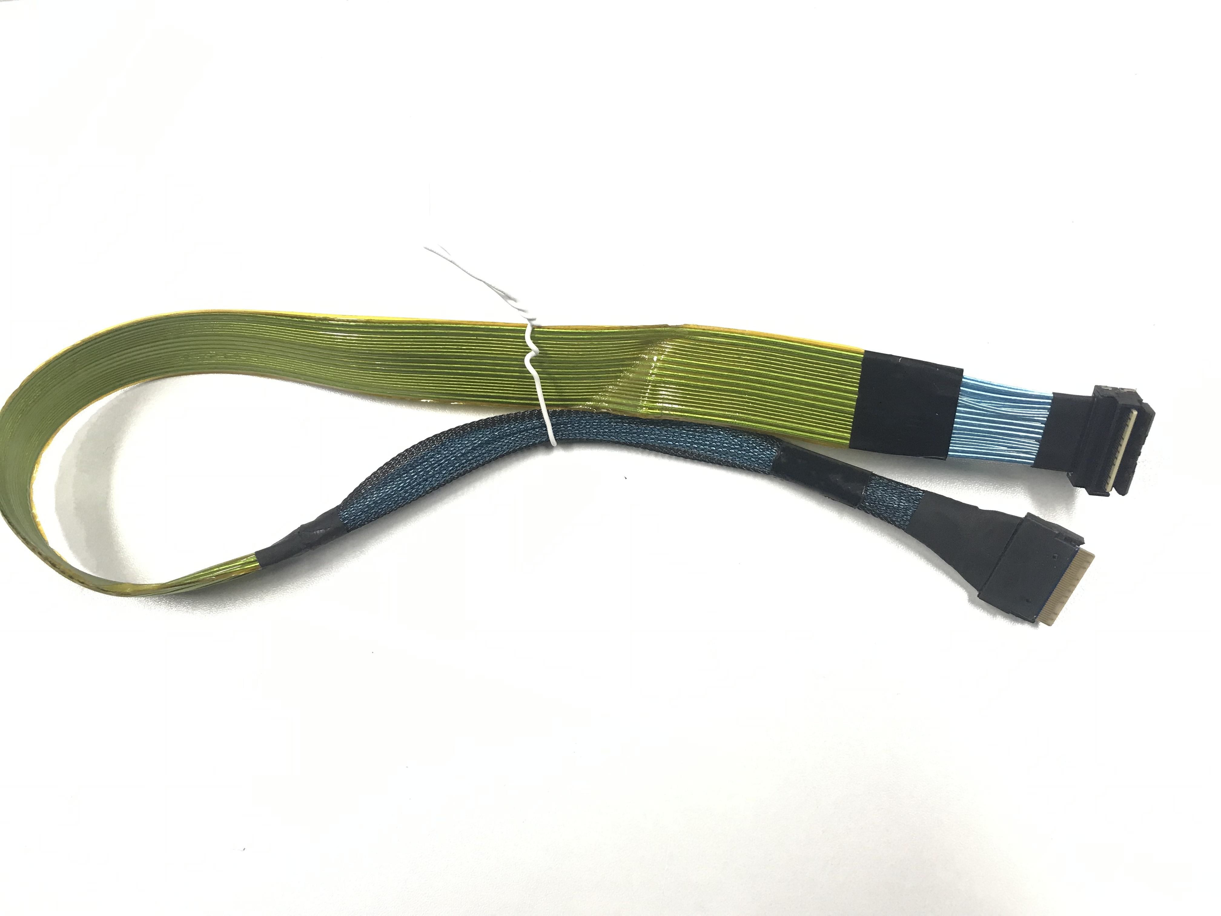 HONPNKHigh-Speed PCIE SlimSAS LP Low Profile SFF-8654 to LP8654 GEN4 Cable Server Hard Drive HDD Data Transmission Cable