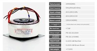 Transformateur toroïdal NH600 en cuivre pur, isolation pour équipement audio, haute puissance
