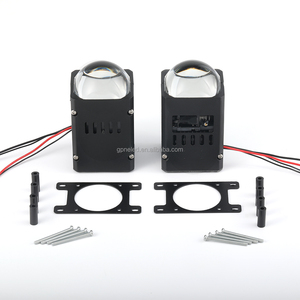 Mini projecteur bi-LED M4 1,8 pouce, lentille 55W 12V, faisceau haut/bas, lampe de phare LED pour voiture - Product Image 5