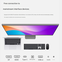 Moniteur d'écran brillant ABRUI 32 pouces 6K, moniteurs de studio, écran vertical 6K 32 pouces, compatible avec Thunderbolt 4 pour la conception