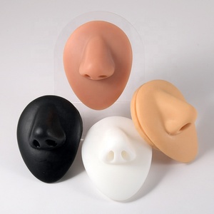 Modèle d'oreille en Silicone, modèle de perforation, utilisation pour la pratique du tatouage, perçage du corps, outil d'affichage de bijoux - Product Image 3