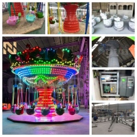 Manège à chaises volantes pour enfants Nova Rides 16 places, 4KW, petit manège rotatif pour centre commercial intérieur, parc et jardin FY-S3