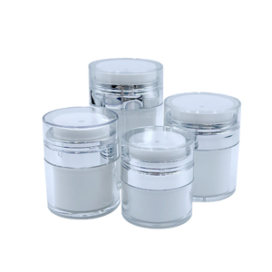 Sang Trọng Vòng 15G 30G 50G 100G Mặt Kem Không Có Không Khí Lọ Mỹ Phẩm Chân Không <span class=keywords><strong>Container</strong></span> - Product Image 1