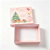 Boîtes cadeaux de Noël de luxe en promotion pour emballages cadeaux, boîtes cadeaux haut de gamme, boîte cadeau créative, grande boîte vide en papier pour emballages de Noël