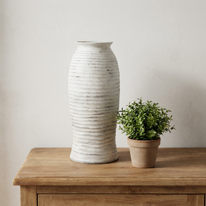 Pot <span class=keywords><strong>de</strong></span> fleurs <span class=keywords><strong>en</strong></span> fibrociment biodégradable, durable et écologique, sculpté à la main, design moderne, trou <span class=keywords><strong>de</strong></span> drainage pour une utilisation <span class=keywords><strong>en</strong></span> intérieur/extérieur - Product Image 5