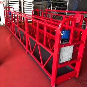ZLP500 Platform gantung listrik, kapasitas 500kg kondisi baru pengangkat konstruksi pembersih jendela perancah baja - Product Image 2