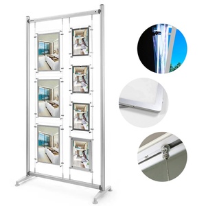 Portable Rectangle Acrylic LED Light Display <b>Box</b> <b>A3</b> Size Backlit Advertising for Trade Shows with Easy Hanging - Product Image 4