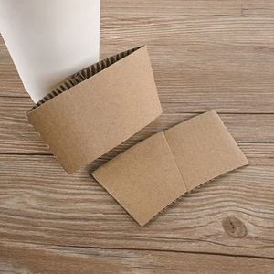 Manchons en carton ondulé pour gobelets à café ou thé au lait, vente en gros - Product Image 4
