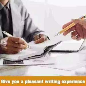 Bolígrafos de Bambú con Logotipo Personalizado, Bolígrafo de Bambú con Punta de Bola para Actividades Empresariales Corporativas, Bolígrafo de Bambú con Punta Táctil para Regalos Promocionales - Product Image 5