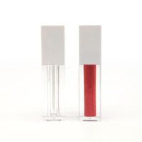Vente en gros de tube vide de rouge à lèvres contenant vide de tube blanc mat de rouge à lèvres tubes liquides de brillant à lèvres cosmétique tube vide de rouge à lèvres