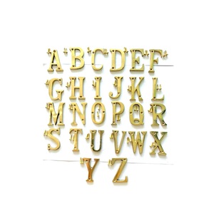 Lettres en laiton massif de qualité supérieure avec finition lisse pour enseignes commerciales, décoration murale et marquage de façade de magasin - Product Image 4