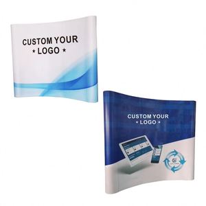 Mur d'Exposition Personnalisé en Sublimation Couleur Intégrale pour Salon Professionnel - Product Image 1