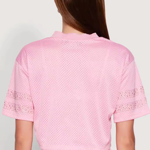 Camiseta Corta Personalizada de Moda para Bebés, Top de Entrenamiento, Jersey de Fútbol Americano Universitario, Jersey Corto de Malla para Fútbol Americano - Product Image 2