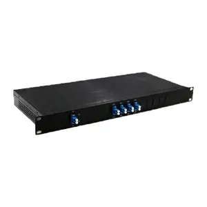 APT OEM fiber optic 16CH 18CH 1210nm-1610nm Mux Demux 1U Rack Mounted Type Dual Fiber CWDM with LC SC Connector