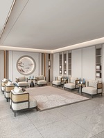 Dernier modèle de canapé de salon chinois Villa Appartement Canapé Chaise Coussin confortable Ensemble table et chaise haut de gamme Mobilier