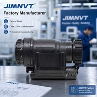 Casing JIMNVT PVS-14 Dipasangkan dengan Tabung Penguat Gambar Layar Pelangi Fotokatoda yang Ditingkatkan Inframerah FOM 2000 P43 Hijau