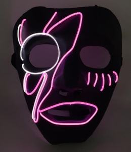 V pour Vendetta Fluorescent Beau Masque Adulte et Enfants Drôle Lumineux Anxiété Sociale Fantôme Masque Horreur Masque Couvre-chef - Product Image 6