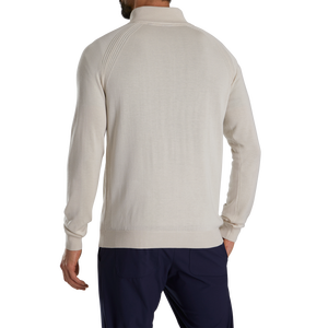 เสื้อสเวตเชิ้ตผู้ชายแบบซิป 1/4 แขนยาว มีกระเป๋า ทรงปกติ สวมใส่สบาย เหมาะกับกิจกรรมกลางแจ้ง กันลม รับสกรีนโลโก้ตามสั่ง สำหรับกอล์ฟ ขายส่งแบบ OEM - Product Image 4