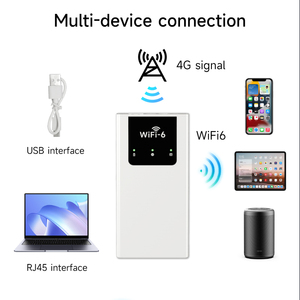 Banco de energía portátil 2 en 1 para exteriores y enrutador WiFi 4G LTE-10000mAh, ranura para SIM, Plug & Play (tipo C/Lightning) para viajes/camping - Product Image 4