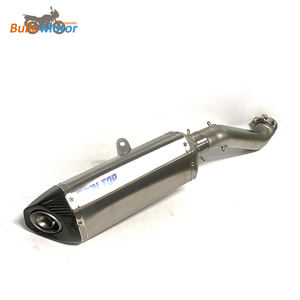 Capuchon d'extrémité en Fiber de carbone de moto d'échappement en titane pour Aprilia RSV4 <span class=keywords><strong>1000</strong></span>/Tuono V4 tuyau moyen de silencieux d'échappement d'usine <span class=keywords><strong>2021</strong></span> + - Product Image 2