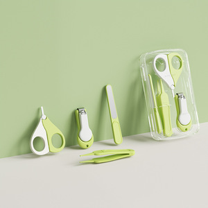 Ensemble de coupe-ongles pour bébés Feiya modèle 3-116 en plastique ABS et acier inoxydable, sécurisé, écologique, anti-pincement, pour la viande et les ongles - Product Image 5