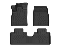 Tapis de sol intérieurs imperméables sur mesure pour toutes les saisons, compatibles avec Mustang Mach E 2022+, faciles à nettoyer