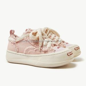 Tendances de la mode féminine 2026, baskets épaisses en toile personnalisées, respirantes, légères, pour l'extérieur, augmentant la taille, automne été - Product Image 2