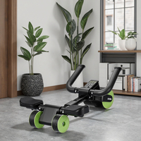 Rebond automatique ABS roue abdominale en PVC équipement de fitness à domicile durable avec support de coude pour ventre mince unisexe