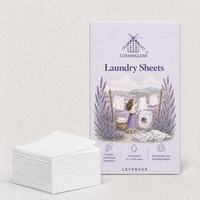 Feuilles de lessive parfum lavande, fabricant de feuilles de lessive, fournisseur en gros de feuilles de lessive