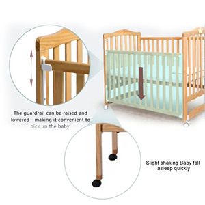 Lit bébé en bois massif Montessori, ensemble de meubles pour garderie, crèche, école maternelle, équipement de sommeil pour enfants - Product Image 3