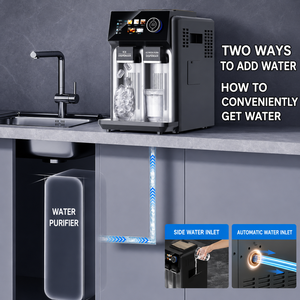 Machine à glaçons multifonctionnelle de comptoir, distributeur d'eau glacée, machine à smoothies et à granités pour la maison, <span class=keywords><strong>les</strong></span> fêtes et la cuisine - Product Image 3