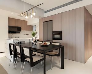 Venta al por mayor gabinetes de cocina modernos personalizados gabinetes de cocina modulares de madera montados en la pared para Villa buen precio - Product Image 6