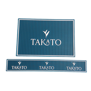 Custom Logo <b>Silicone</b> Bar <b>Mat</b> Non Slip Bar Runner Spill <b>Mat</b> Drip Tray Countertop <b>Mat</b> for Barware Drinkware Coasters - Product Image 3