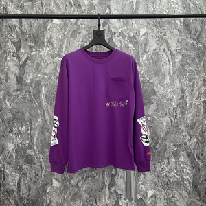 T-shirt <span class=keywords><strong>vintage</strong></span> imprimé pour <span class=keywords><strong>homme</strong></span>, streetwear de haute qualité, surdimensionné, épaules tombantes - Product Image 3