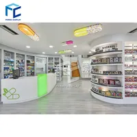Modern Medical Store Display Counter