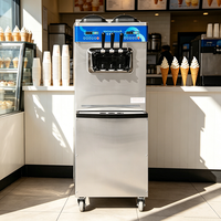 Machine à glace molle révolutionnaire à agitation Maglev, sans fuite
