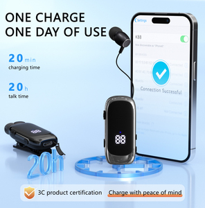 Auricolari Sportivi In-Ear Wireless K88 5.4 con Cancellazione del Rumore ENC, Impermeabilità IPX5, Controllo Touch JL, Display Digitale e Bassi Potenti - Product Image 6