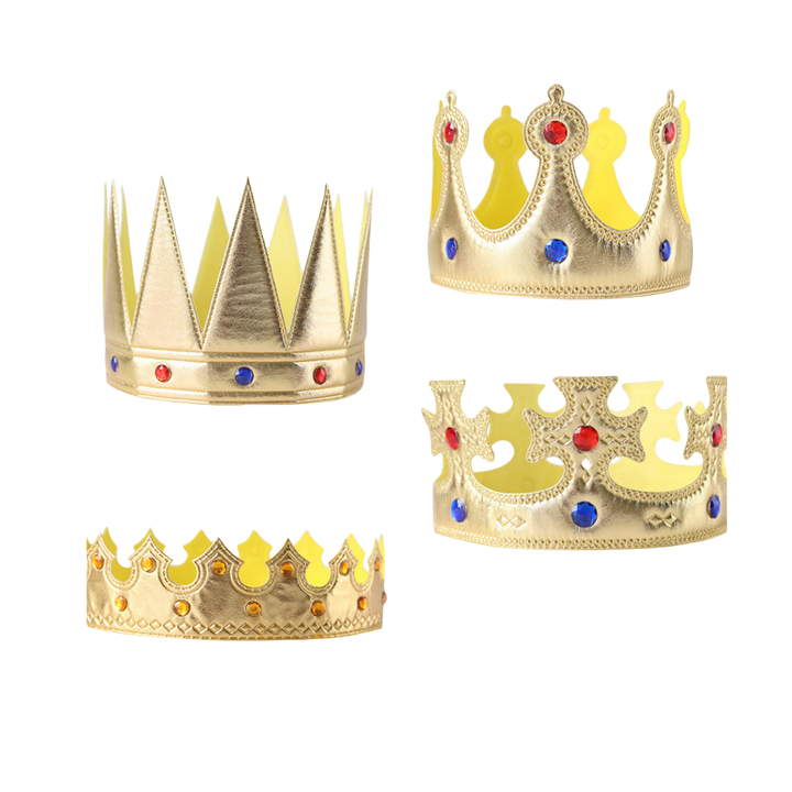 Boy Birthday Crowns King Crown Funny Headband Crowns Kids Happy Birthday Party Accessories Birthday Gifts for Party Supplies