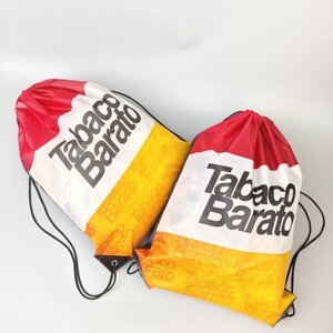 Custom Sublimation Print 210D Polyester <strong>Drawstring</strong> <strong>Bag</strong> Waterproof <strong>Large</strong> Capacity Gym Sport <strong>Bag</strong> with Logo - Product Image 2