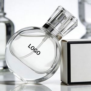 Factory Direct Flat Round Glass Perfume Split <b>Bottles</b> Travel Portable Refillable <b>Mist</b> Spray <b>Bottles</b> for Cosmetics Low MOQ Custom - Product Image 3
