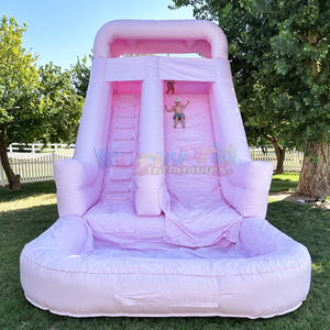 Toboggan aquatique gonflable commercial pour enfants, combo de jeux aquatiques et de saut pour l'extérieur - Product Image 6