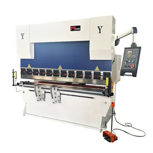 Máquina de dobra hidráulica CNC para dobrar chapas e dobrar automaticamente