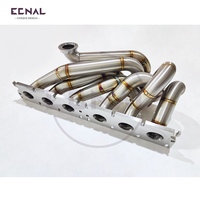 Système d'échappement en acier inoxydable SS304 Ecnal Valvetronic pour BMW X3M F97 X4M F98 S58 avec kit de collecteur et connecteur Vband
